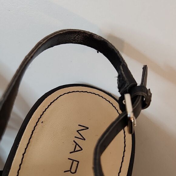 Marc Fisher Stappy Open Toe Heels Black Women's Sz 8M NICE! - Picture 15 of 15